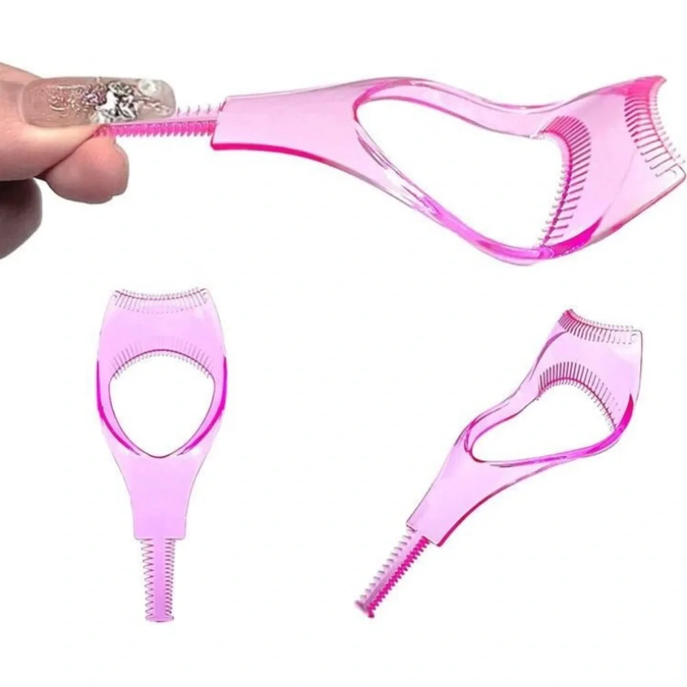 💎FREE💎 3 in 1 Mascara Guard, Eyelash Comb, Eyeliner Stencil Pink